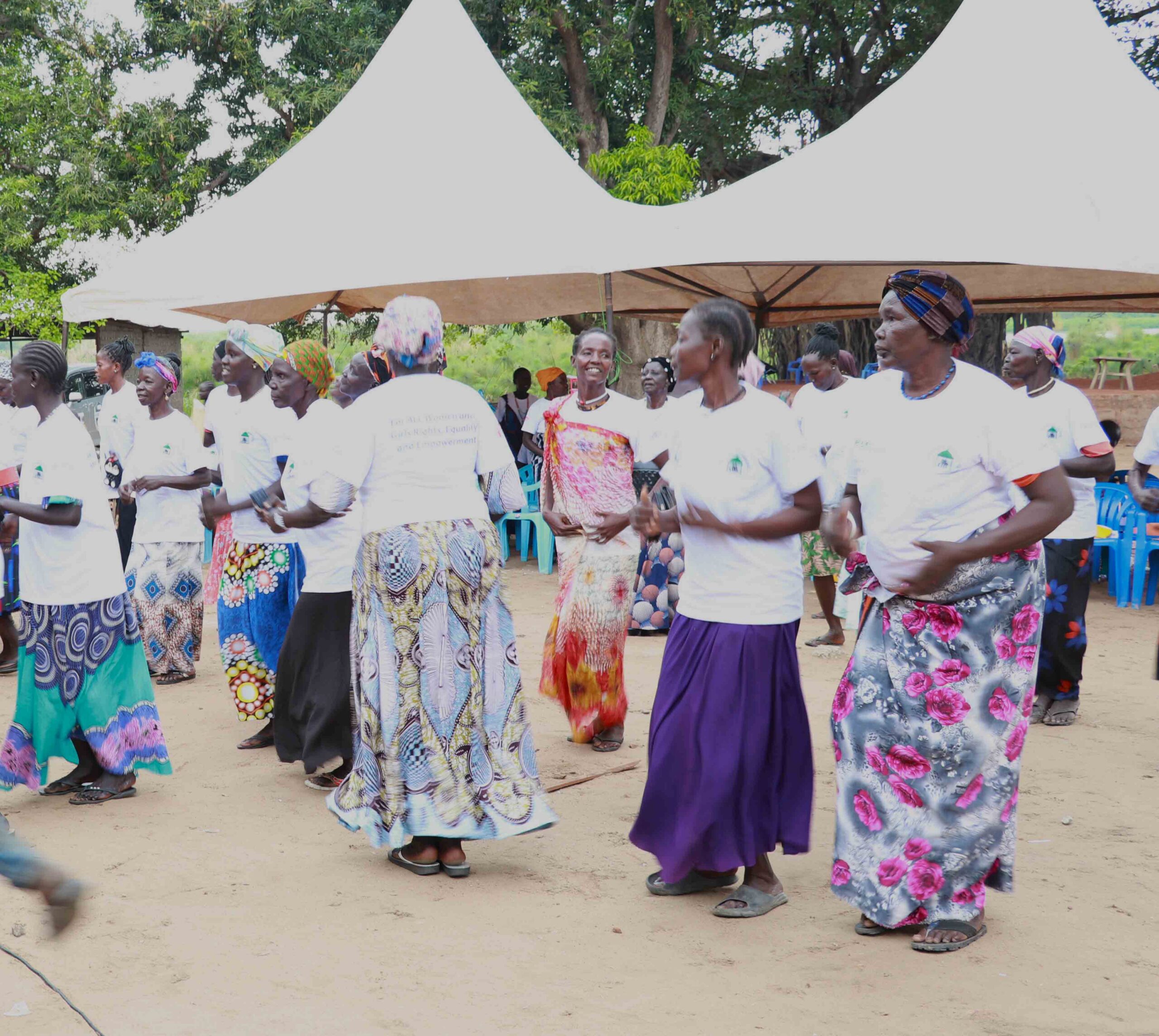 Women gathering South Sudan